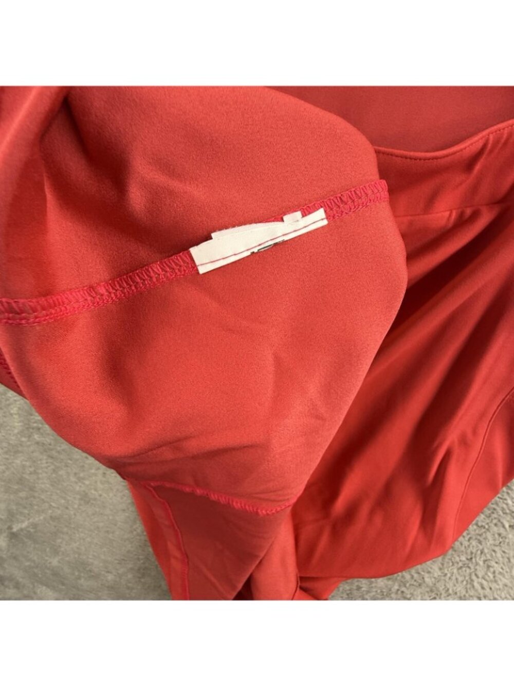 Smartwool Dress Womens Large Red Sleeveless Tank Swing Travel Pockets A-Line - Picture 4 of 16